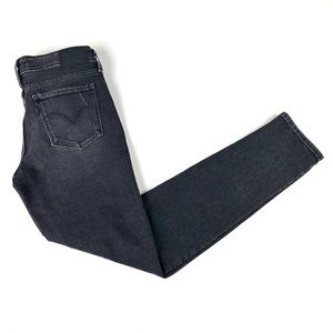 Levi’s 711 Skinny Women’s 27 Stretch Jeans Denim Size 27 X 30 Gray Distressed